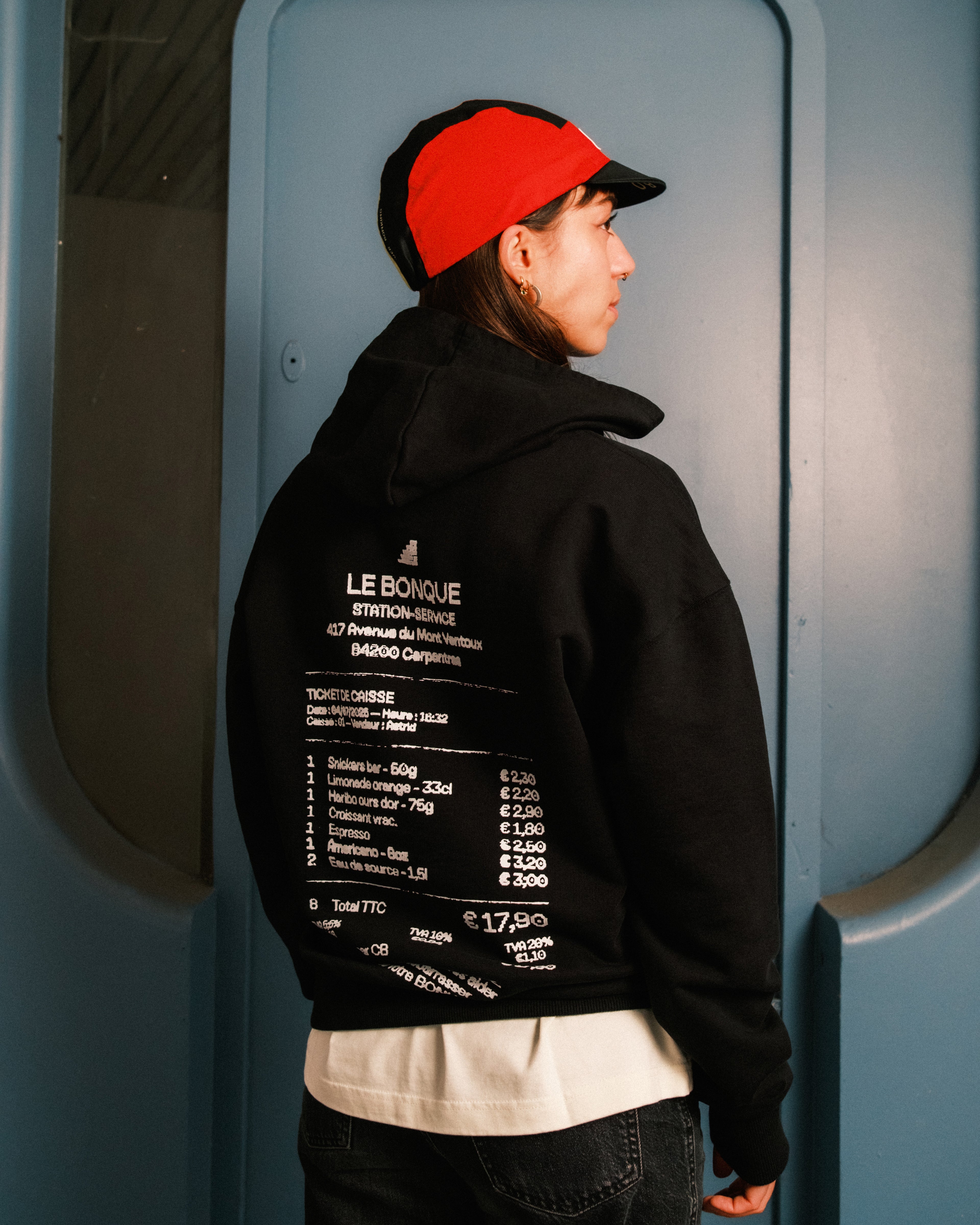 Le Bonque Hoodie Black