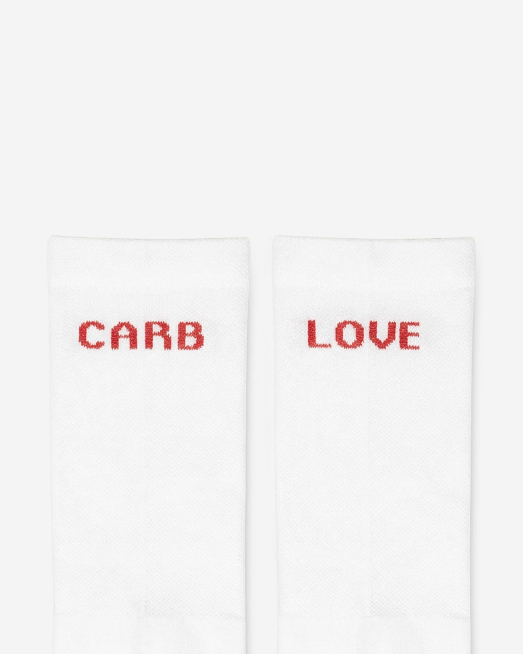 Carb Love Socks White