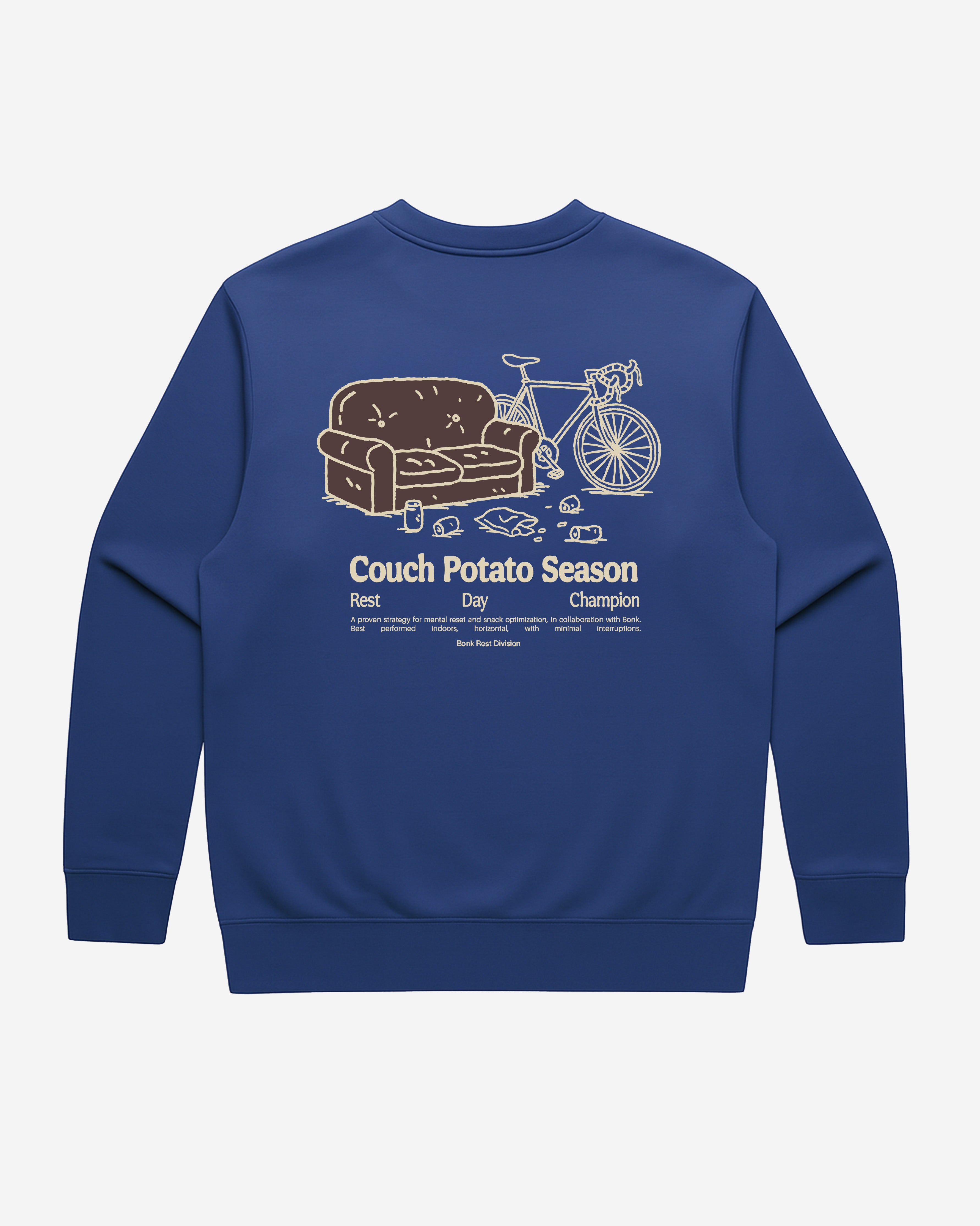 Couch Potato Sweater Cobalt