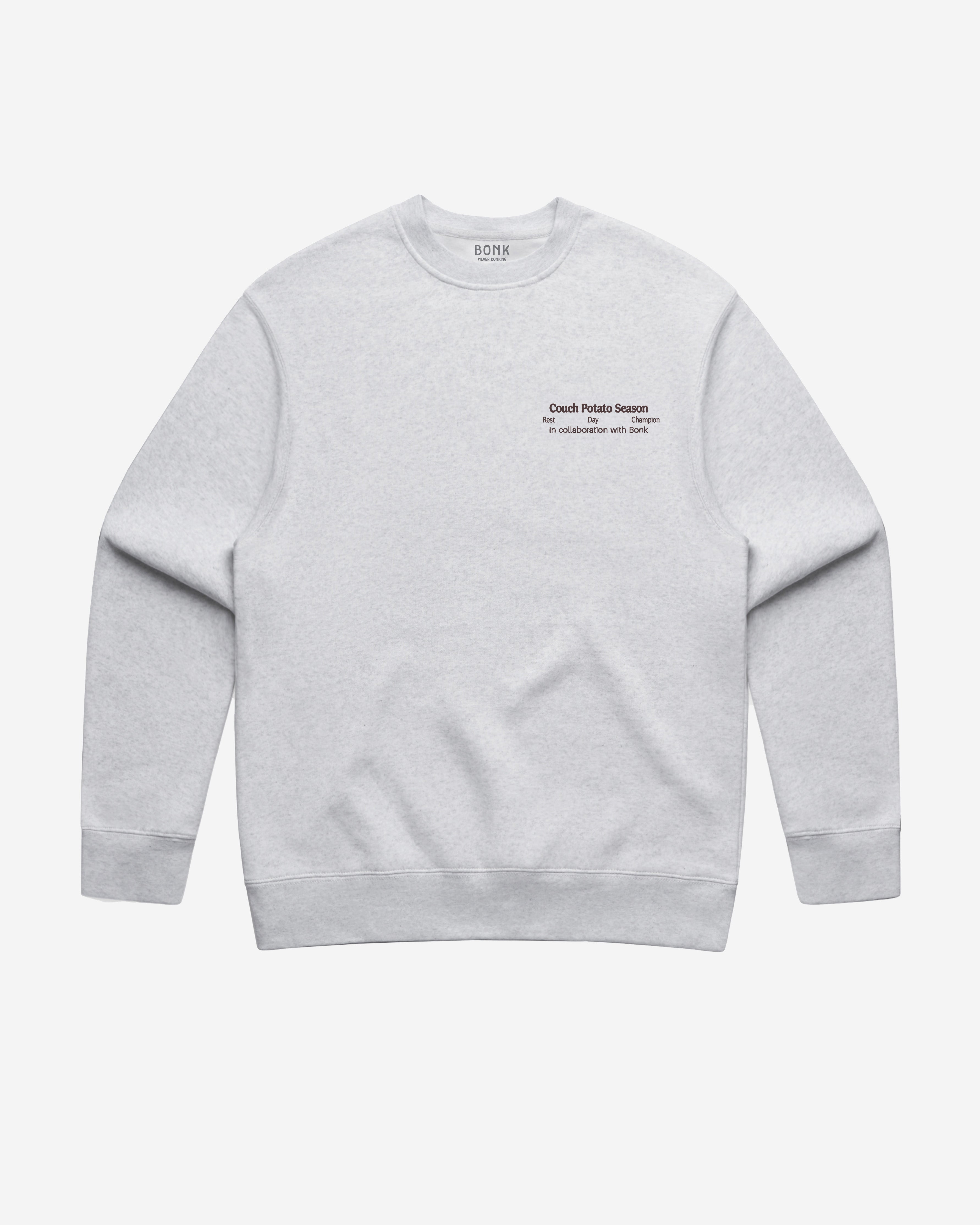 Couch Potato Sweater White Heather