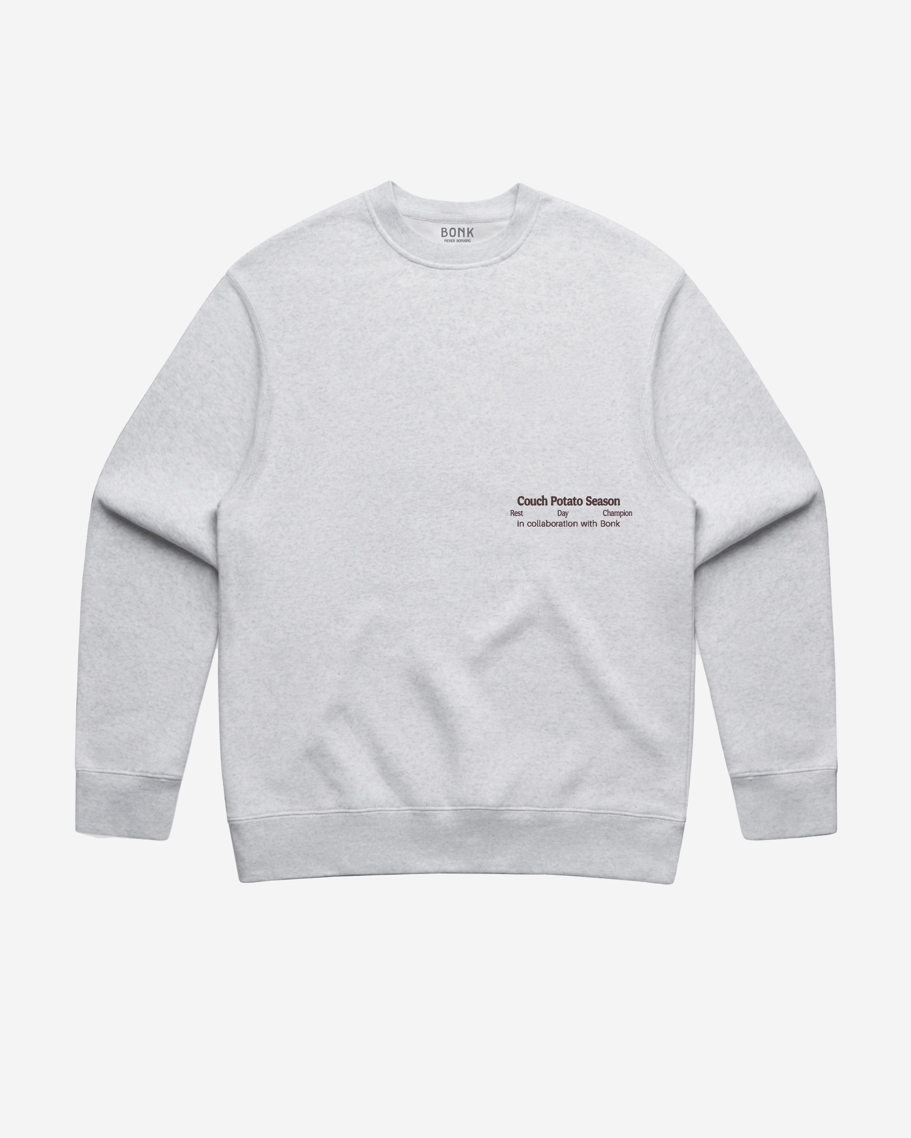 Couch Potato Sweater White Heather
