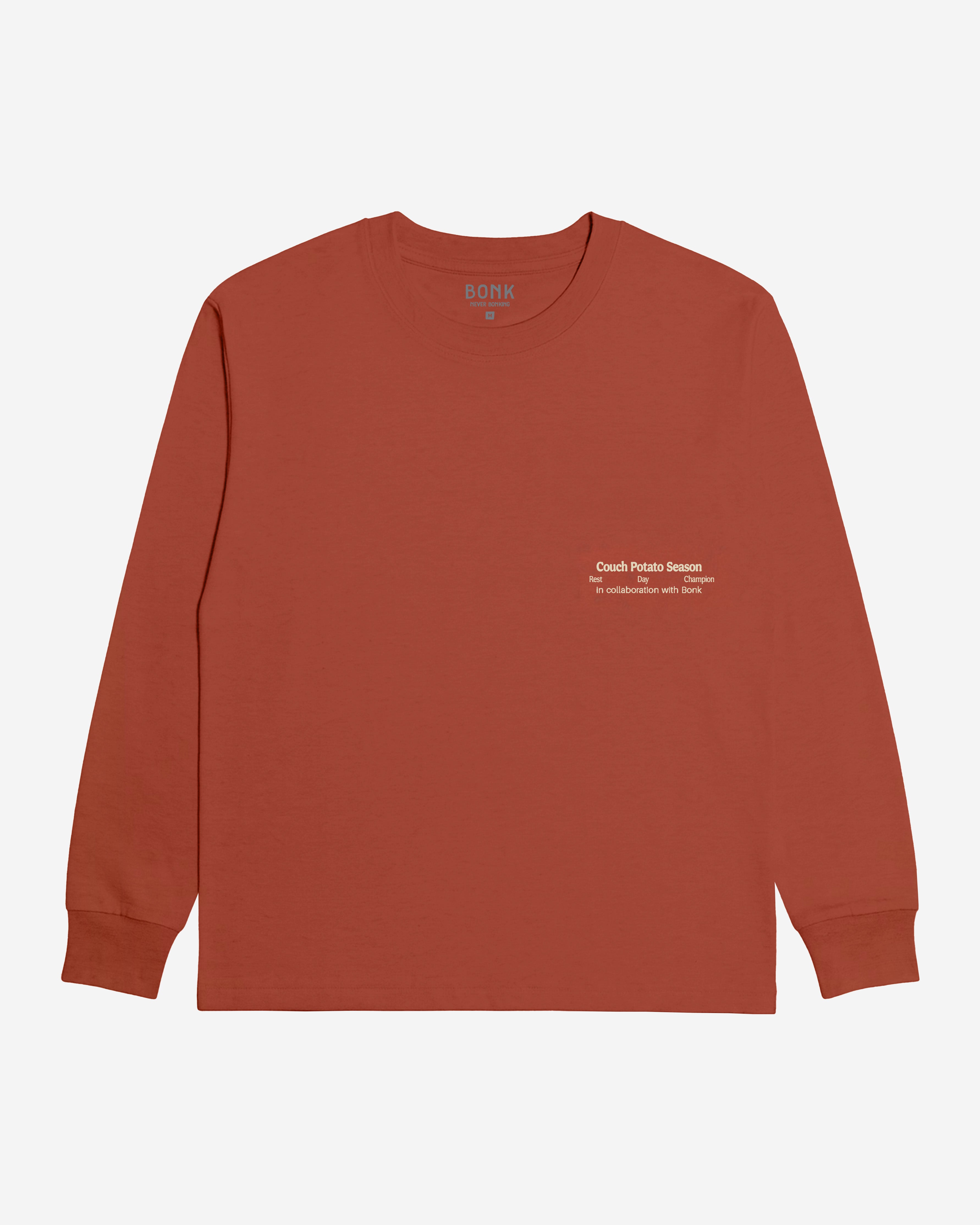 Couch Potato Longsleeve Rust