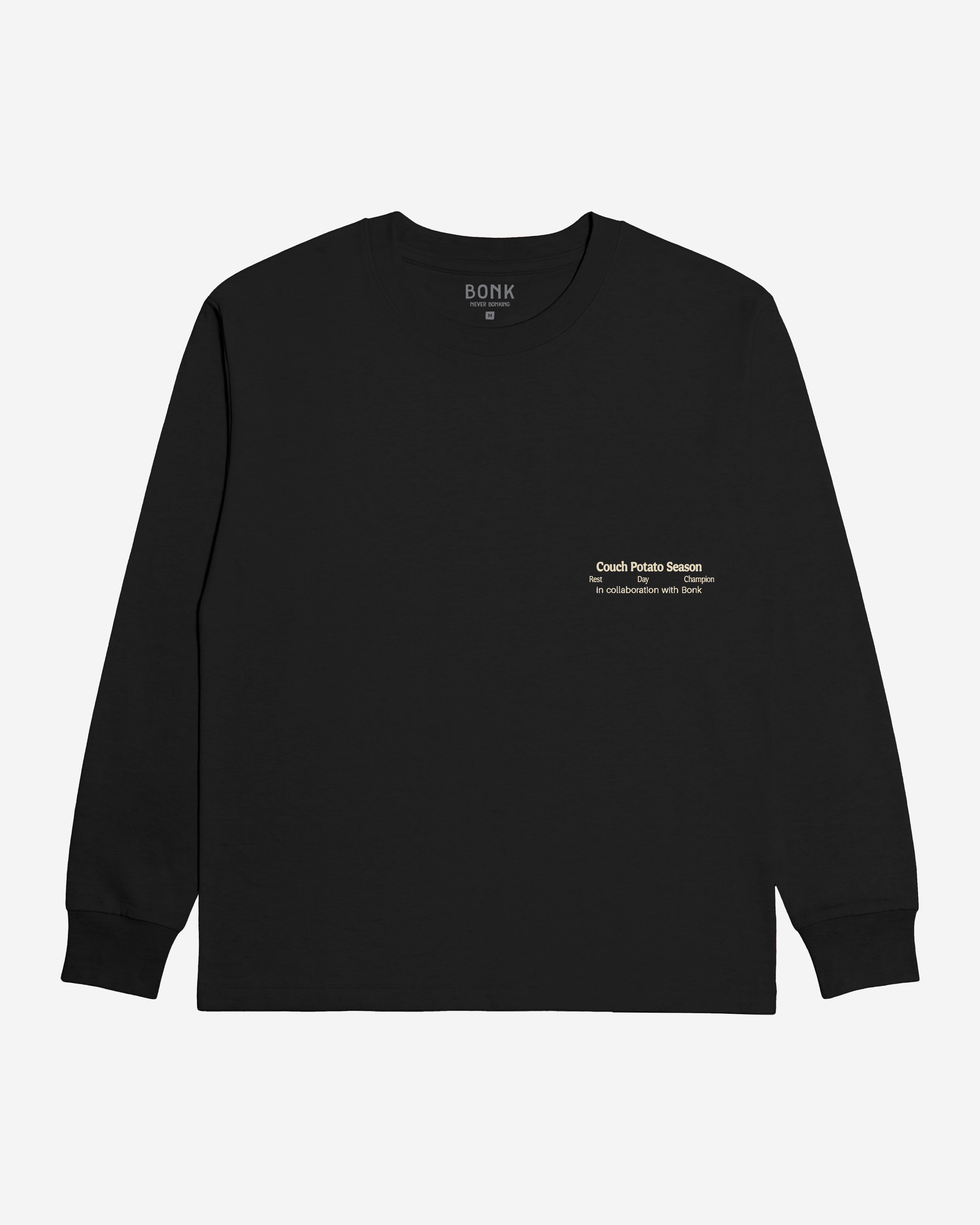 Couch Potato Longsleeve Black