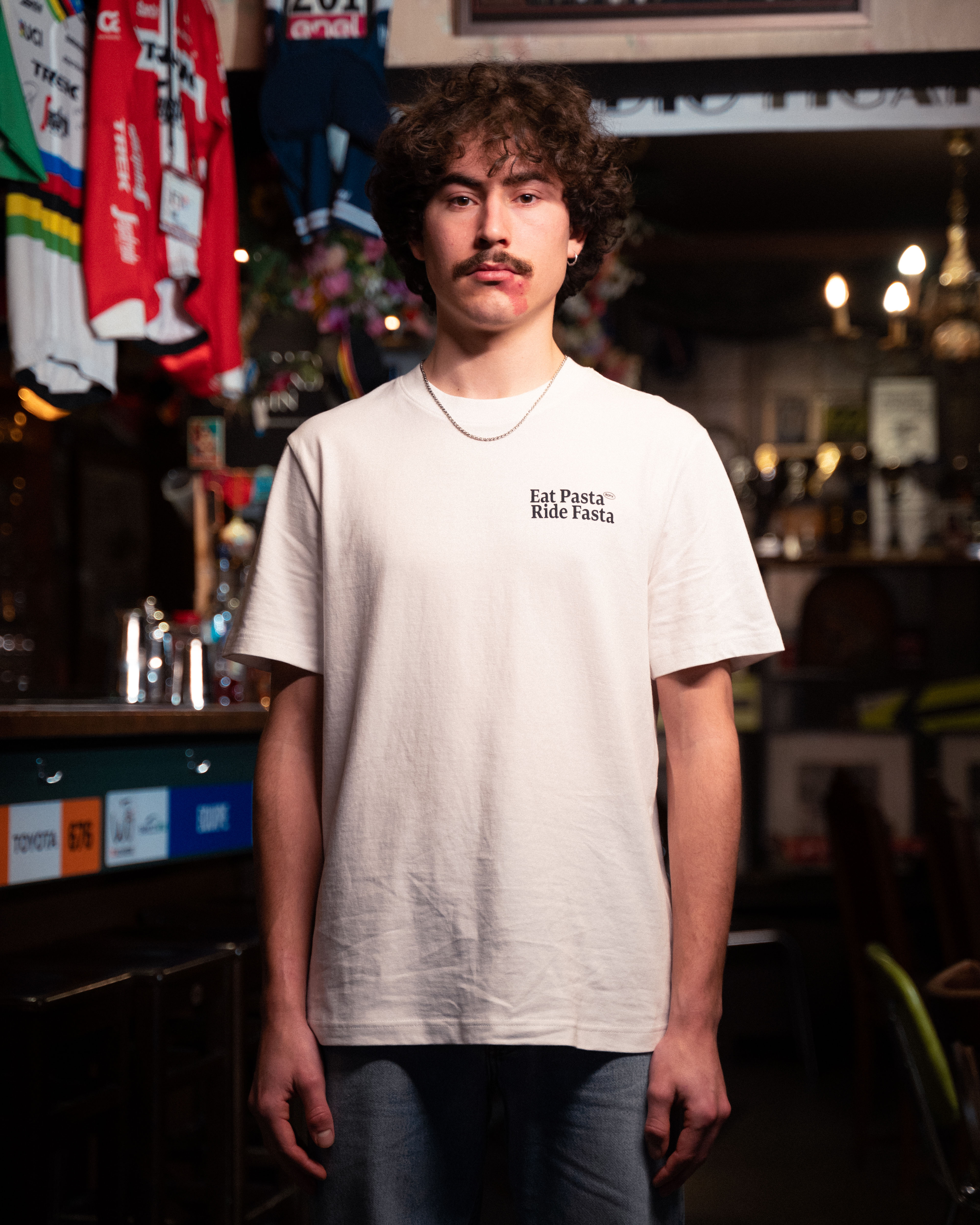 ◆BADBLOOD◆ Eat Me Slim T-Shirt White w-tee24-055 See You Again T-Shirt - Salt Crystal | Billabong