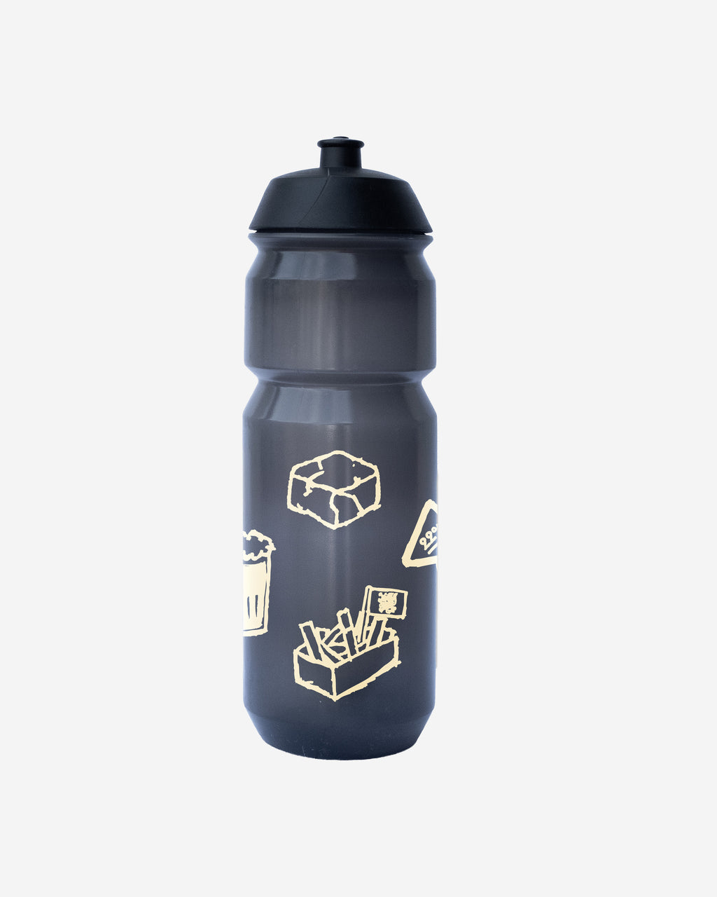 Flanders Big Bottle Clear Black