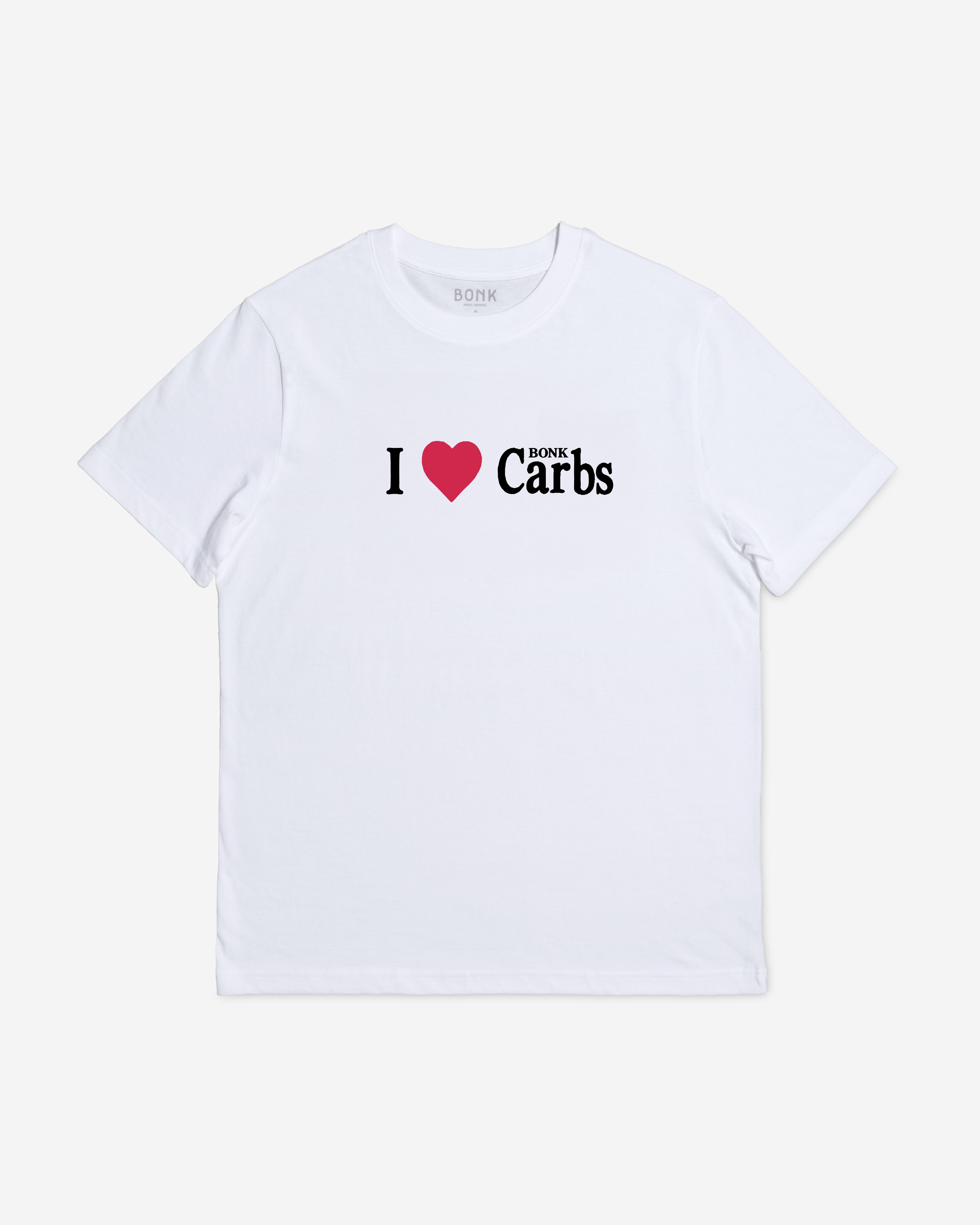 I ❤️ Carbs T-shirt White