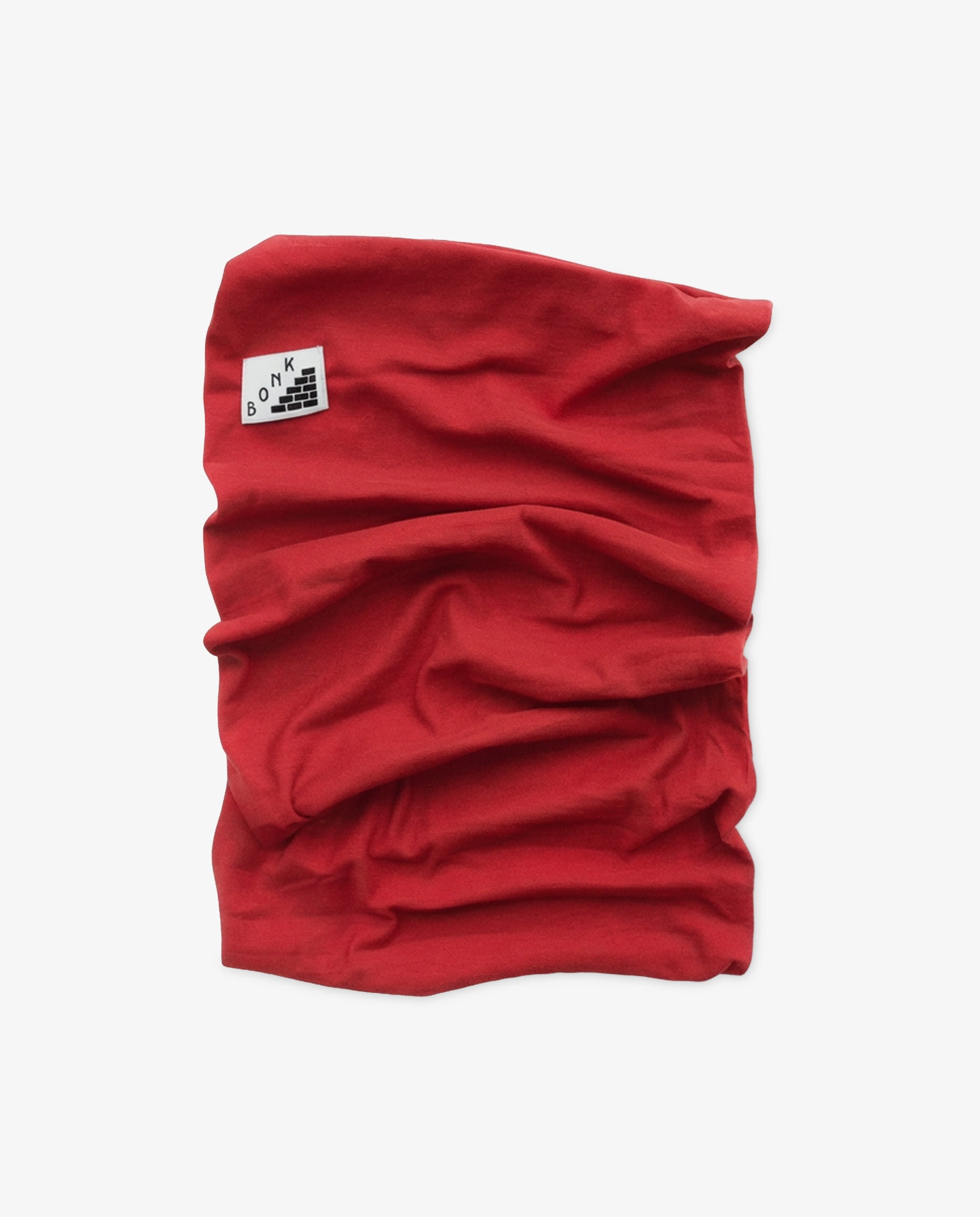 Label Neck Warmer Red