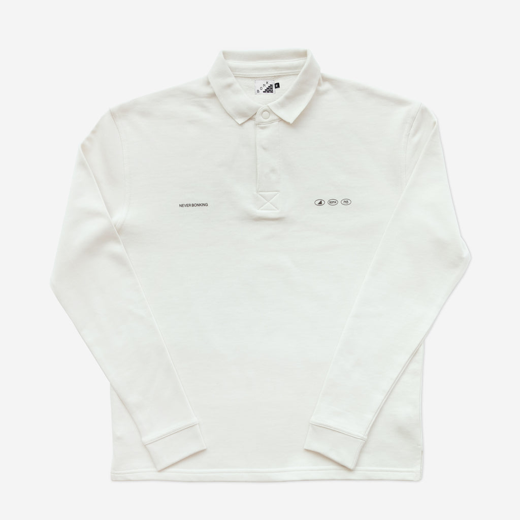 Process Polo Sweater Off White