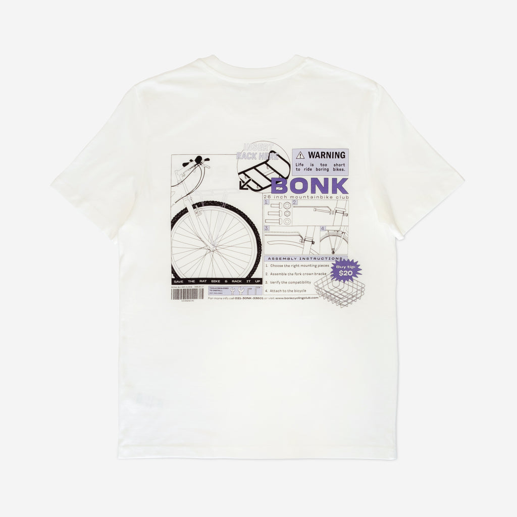 26" T-shirt White
