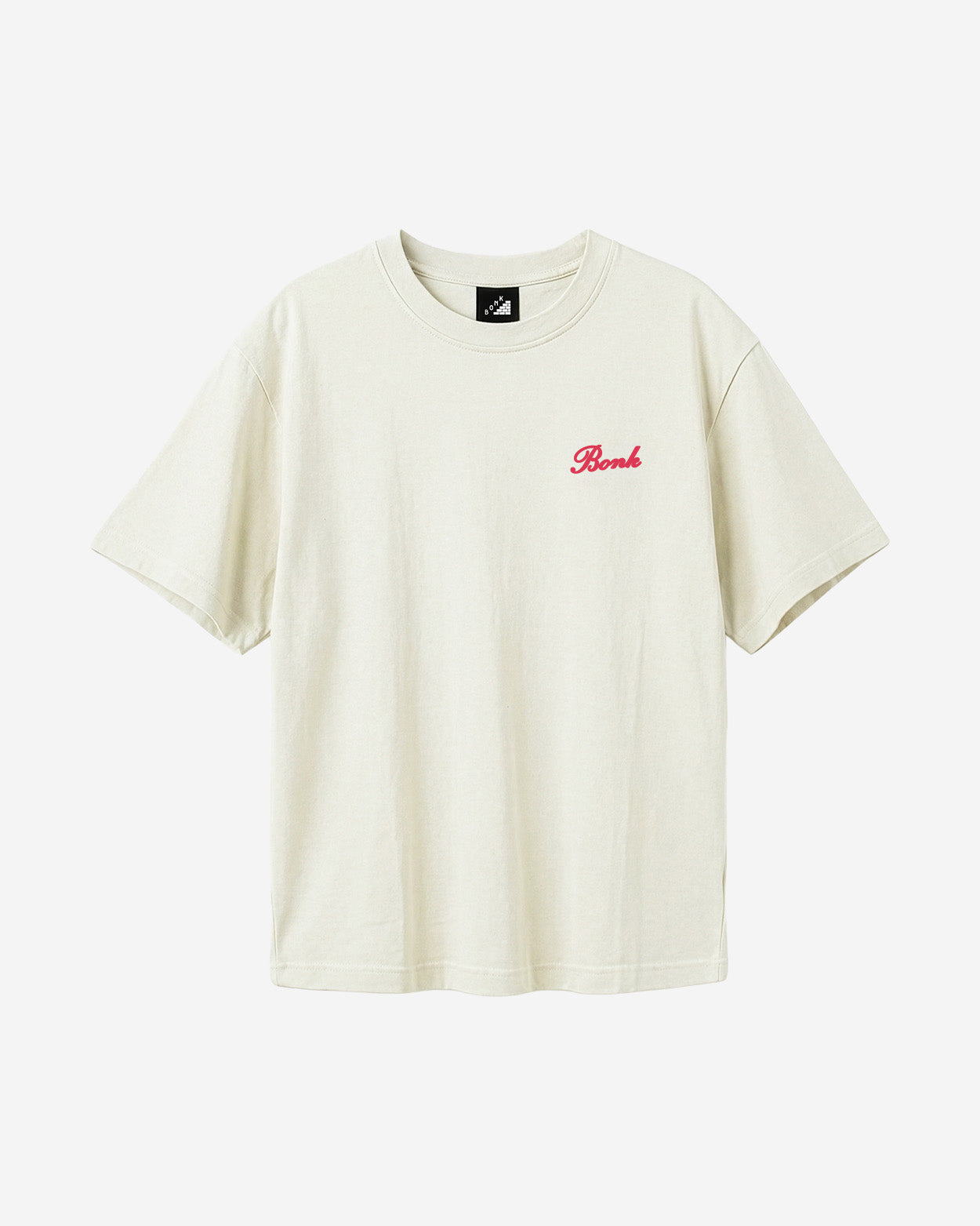 Script T-shirt Off White – BONK Cycling Club