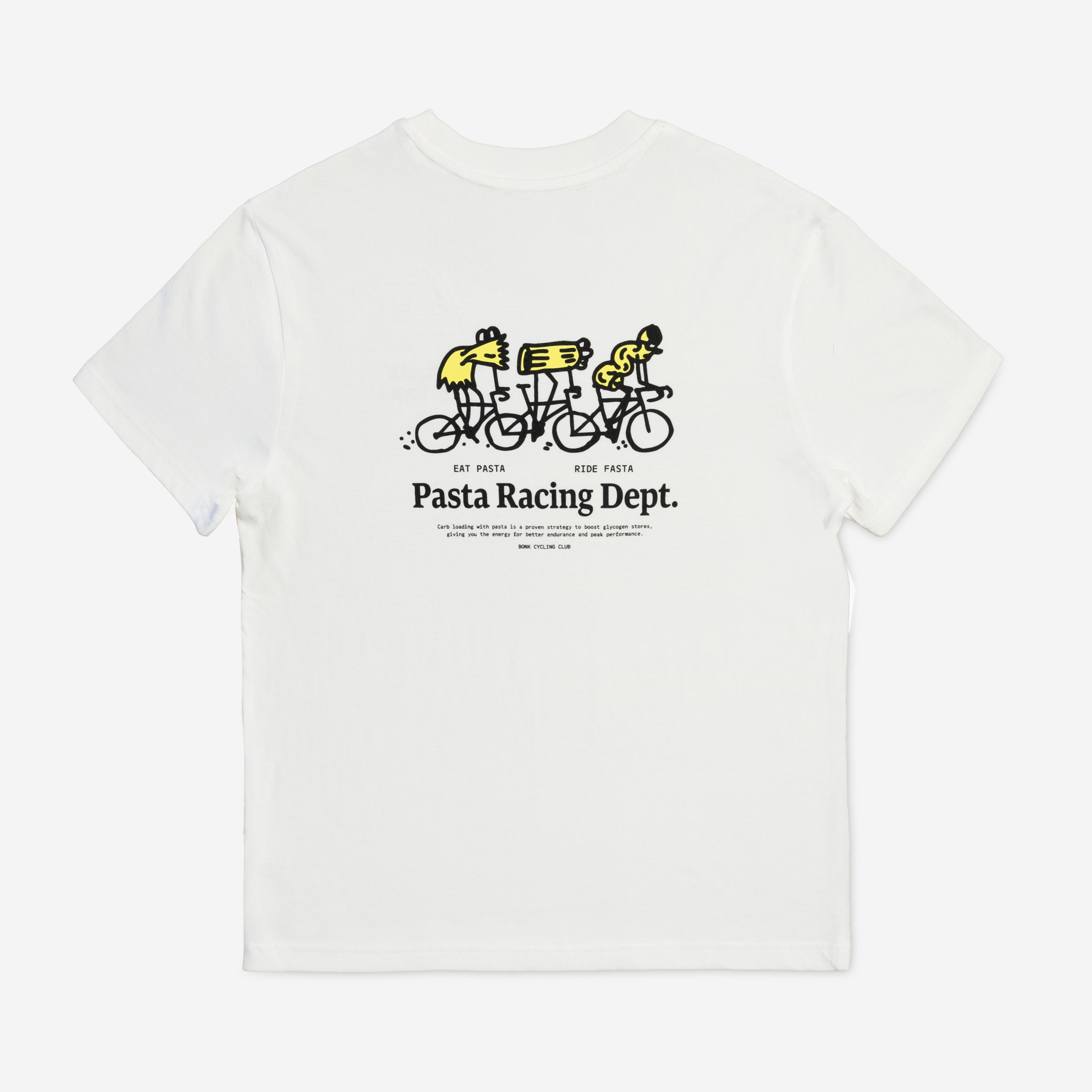 Tandem T-shirt White – BONK Cycling Club